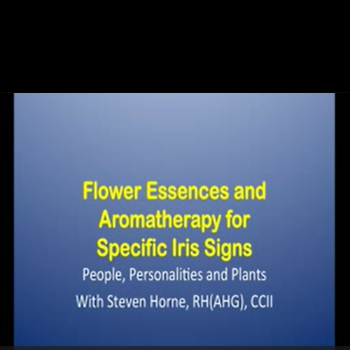 Using Flower Essence and Aromatherapy for Specific Iris Signs