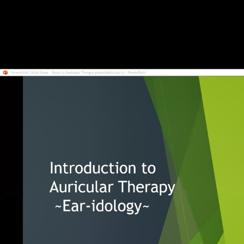 Introduction to Auricular Therapy