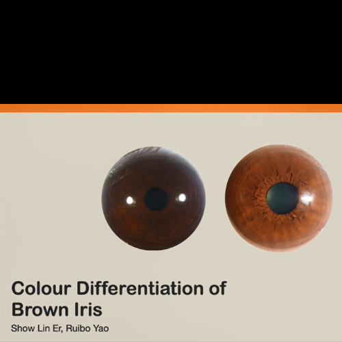 Colour Differentiation of Brown Iris