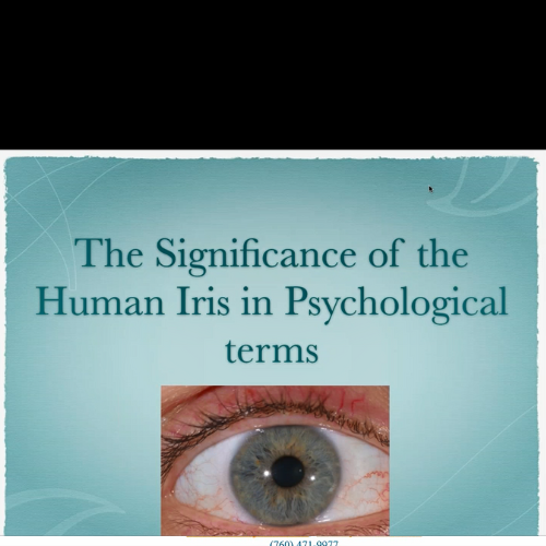 Significance of the Iris in Psychological Terms